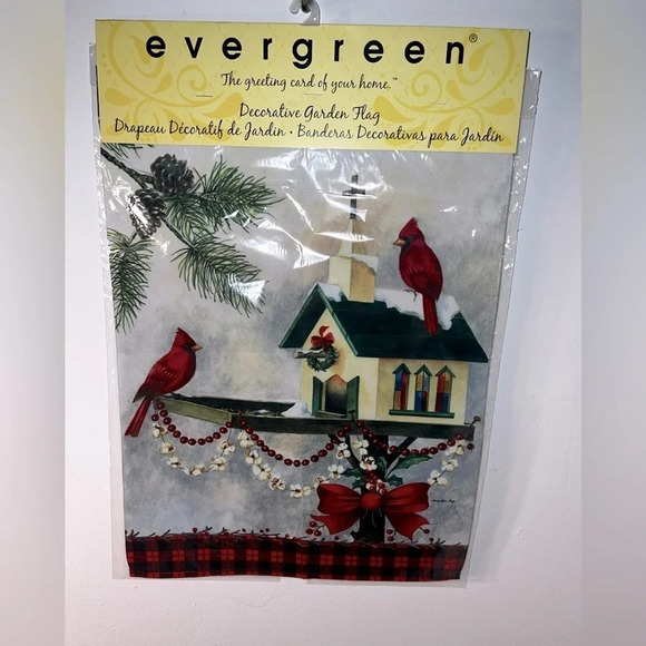 Holliday Garden flags, NWT,set of two, Christmas in the garden and Welcome Santa - Picture 2 of 5